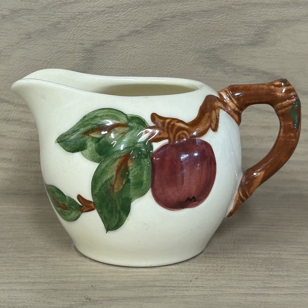 Vintage Franciscan Apple Blossom Creamer California Cream Pitcher Jug